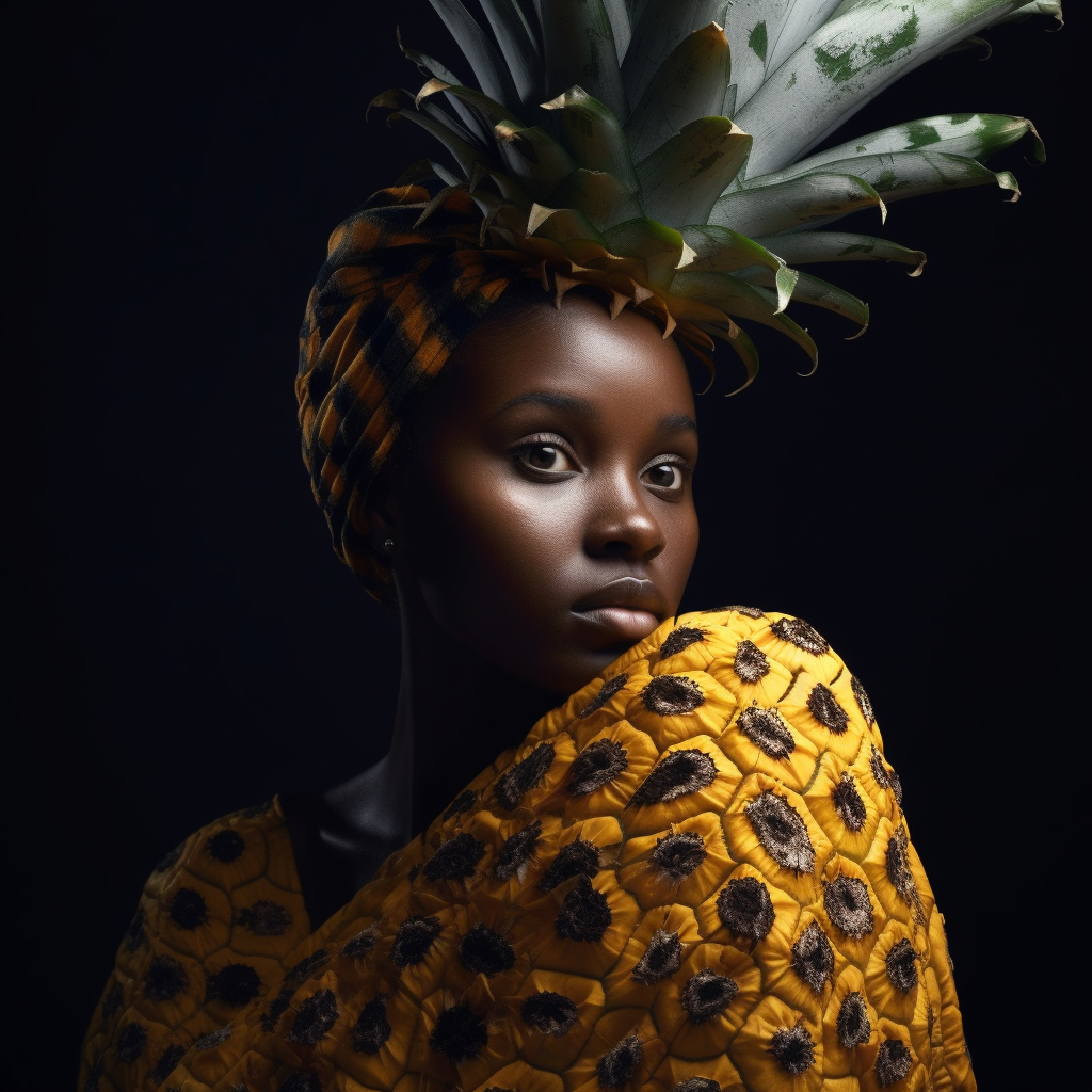 Pineapple Regalia Portrait