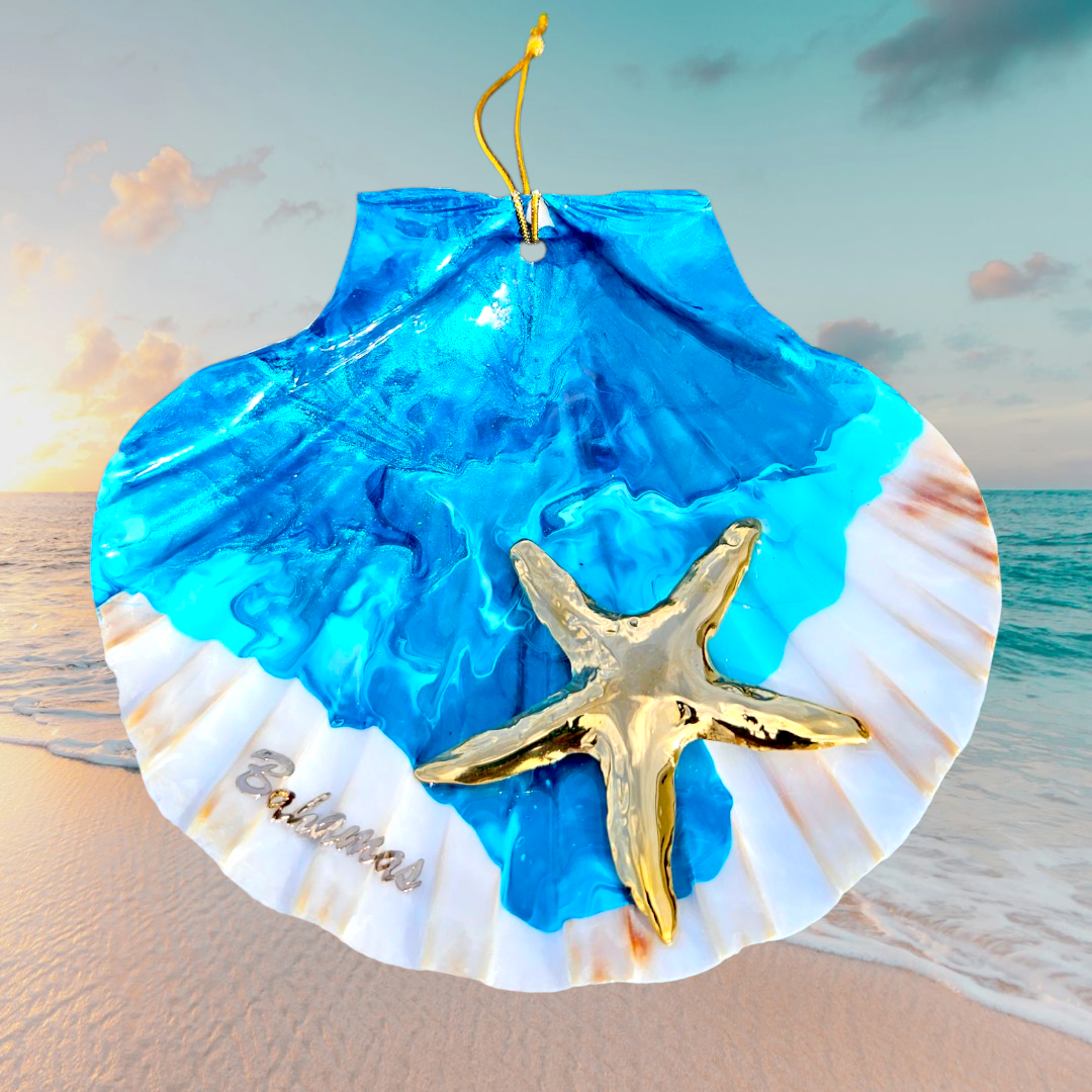Golden Starfish Shell