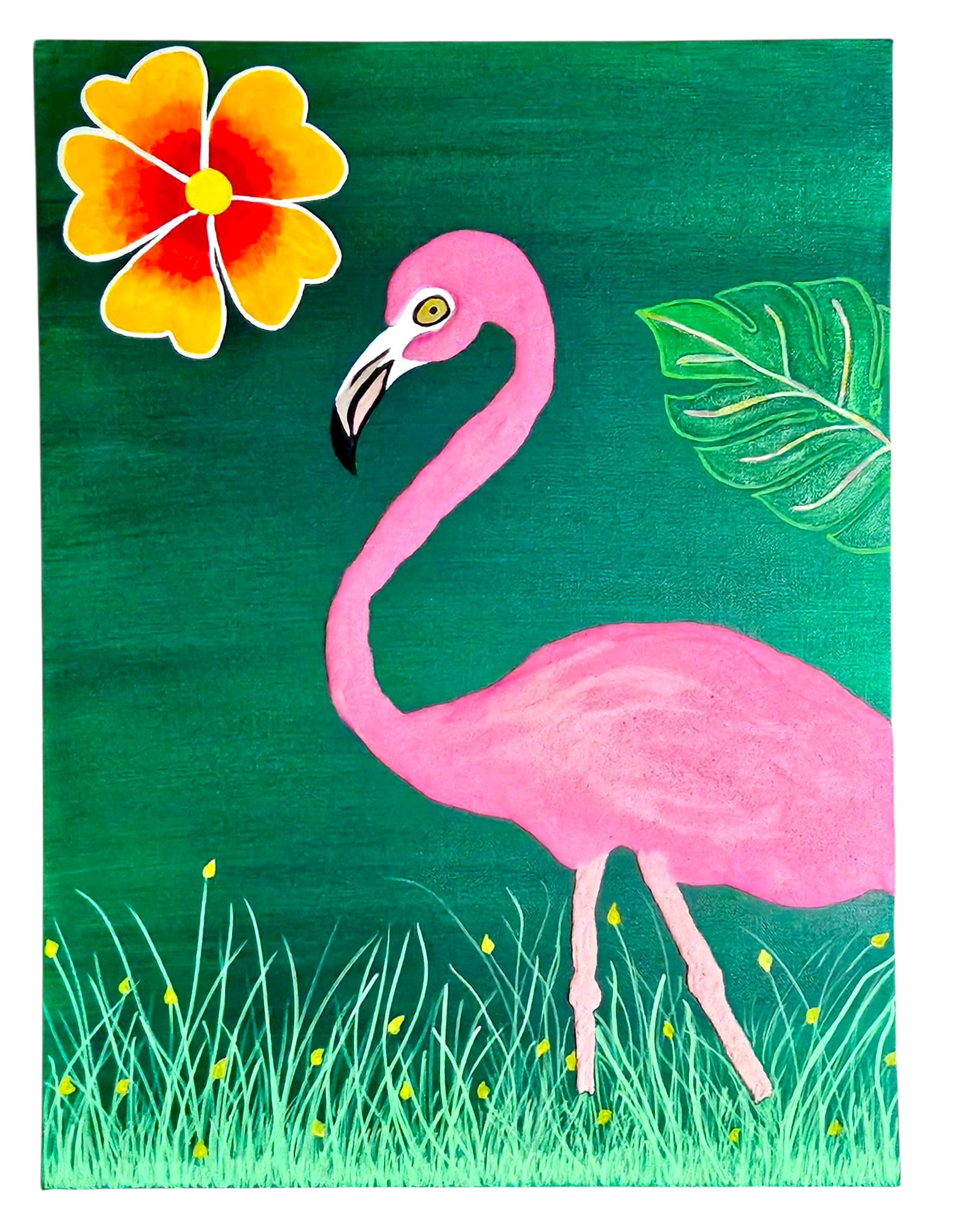 Pink Oasis Flamingo